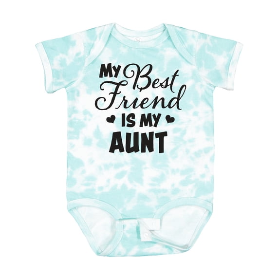 Inktastic My Best Friend is My Aunt with Hearts Boys or Girls Baby Bodysuit