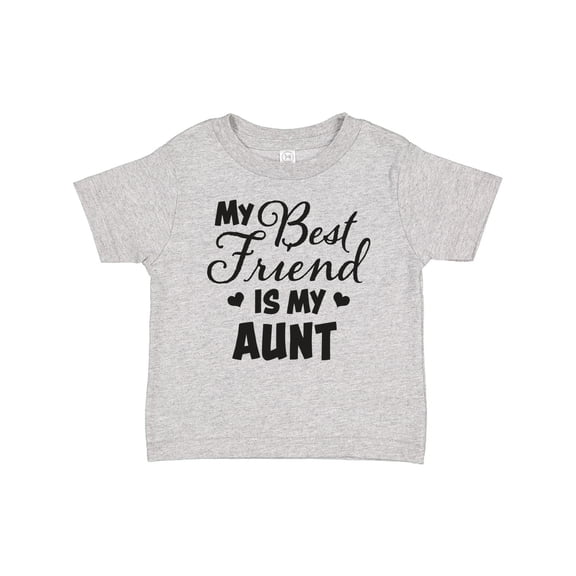 Inktastic My Best Friend is My Aunt with Hearts Boys or Girls Baby T-Shirt