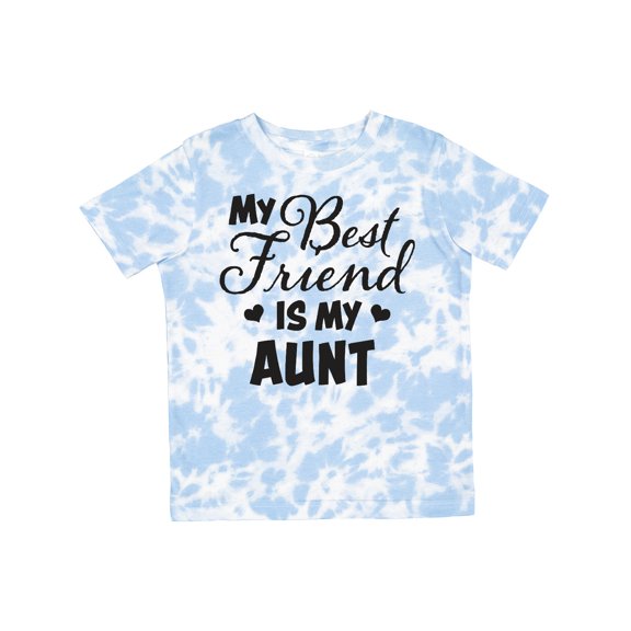 Inktastic My Best Friend is My Aunt with Hearts Boys or Girls Toddler T-Shirt