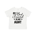 thumbnail image 1 of Inktastic My Best Friend is My Aunt with Hearts Boys or Girls Toddler T-Shirt, 1 of 5