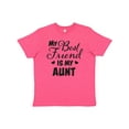 thumbnail image 1 of Inktastic My Best Friend is My Aunt with Hearts Youth T-Shirt, 1 of 5