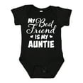 thumbnail image 1 of Inktastic My Best Friend is My Auntie with Hearts Boys or Girls Baby Bodysuit, 1 of 5