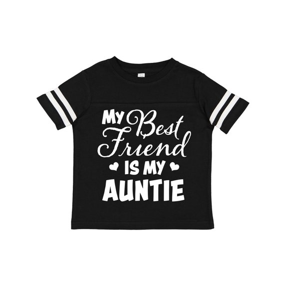 Inktastic My Best Friend is My Auntie with Hearts Boys or Girls Toddler T-Shirt
