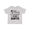 thumbnail image 1 of Inktastic My Best Friend is My Auntie with Hearts Boys or Girls Toddler T-Shirt, 1 of 5