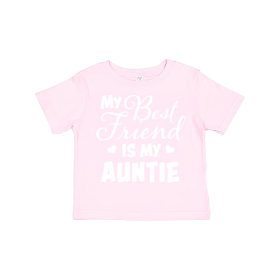 Inktastic My Best Friend is My Auntie with Hearts Boys or Girls Toddler T-Shirt