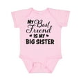 thumbnail image 1 of Inktastic My Best Friend is My Big Sister with Hearts Boys or Girls Baby Bodysuit, 1 of 5
