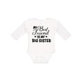 thumbnail image 1 of Inktastic My Best Friend is My Big Sister with Hearts Boys or Girls Long Sleeve Baby Bodysuit, 1 of 5