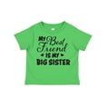 thumbnail image 1 of Inktastic My Best Friend is My Big Sister with Hearts Boys or Girls Toddler T-Shirt, 1 of 5