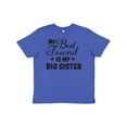 thumbnail image 1 of Inktastic My Best Friend is My Big Sister with Hearts Youth T-Shirt, 1 of 5