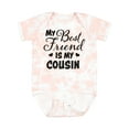 thumbnail image 1 of Inktastic My Best Friend is My Cousin with Hearts Boys or Girls Baby Bodysuit, 1 of 5