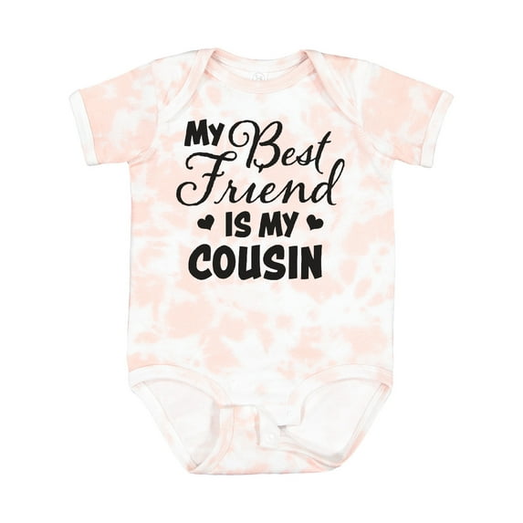 Inktastic My Best Friend is My Cousin with Hearts Boys or Girls Baby Bodysuit