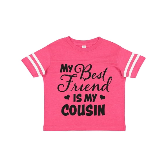 Inktastic My Best Friend is My Cousin with Hearts Boys or Girls Toddler T-Shirt