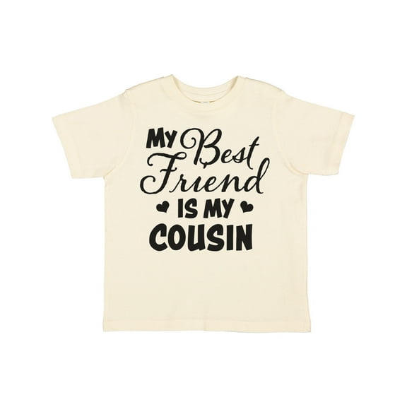 Inktastic My Best Friend is My Cousin with Hearts Boys or Girls Toddler T-Shirt