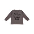thumbnail image 1 of Inktastic My Best Friend is My Dad with Hearts Boys or Girls Long Sleeve Toddler T-Shirt, 1 of 5