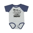 thumbnail image 1 of Inktastic My Best Friend is My Daddy with Hearts Boys or Girls Baby Bodysuit, 1 of 5