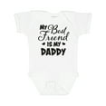 thumbnail image 1 of Inktastic My Best Friend is My Daddy with Hearts Boys or Girls Baby Bodysuit, 1 of 5