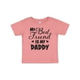 thumbnail image 1 of Inktastic My Best Friend is My Daddy with Hearts Boys or Girls Baby T-Shirt, 1 of 5