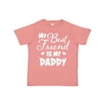 thumbnail image 1 of Inktastic My Best Friend is My Daddy with Hearts Boys or Girls Toddler T-Shirt, 1 of 5