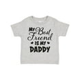 thumbnail image 1 of Inktastic My Best Friend is My Daddy with Hearts Boys or Girls Toddler T-Shirt, 1 of 5