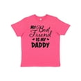 thumbnail image 1 of Inktastic My Best Friend is My Daddy with Hearts Youth T-Shirt, 1 of 5