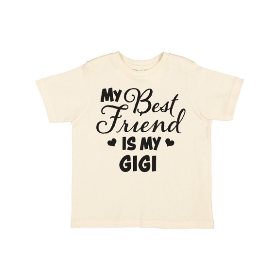 Inktastic My Best Friend is My Gigi with Hearts Boys or Girls Toddler T-Shirt