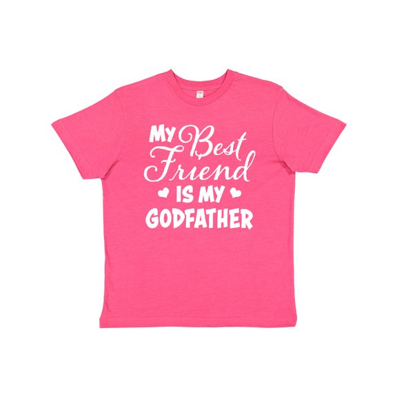 Inktastic My Best Friend is My Godfather with Hearts Youth T-Shirt