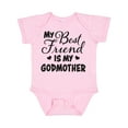 thumbnail image 1 of Inktastic My Best Friend is My Godmother with Hearts Boys or Girls Baby Bodysuit, 1 of 5