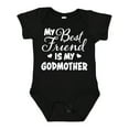 thumbnail image 1 of Inktastic My Best Friend is My Godmother with Hearts Boys or Girls Baby Bodysuit, 1 of 5