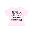 thumbnail image 1 of Inktastic My Best Friend is My Godmother with Hearts Boys or Girls Toddler T-Shirt, 1 of 5