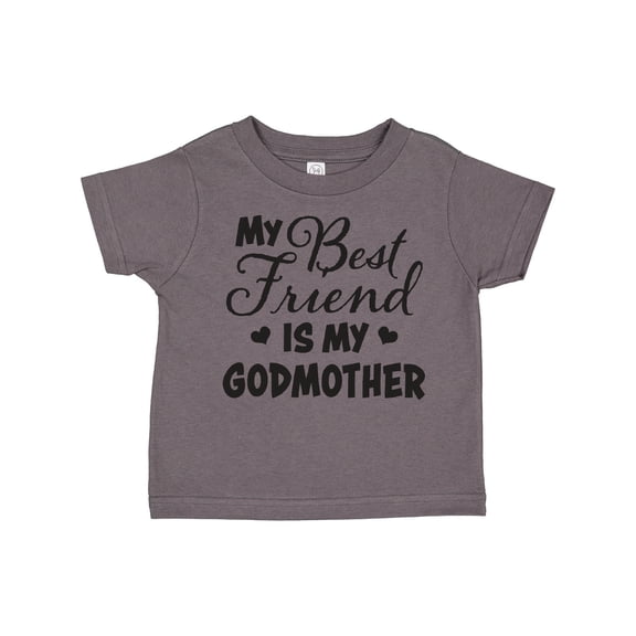 Inktastic My Best Friend is My Godmother with Hearts Boys or Girls Toddler T-Shirt