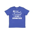 thumbnail image 1 of Inktastic My Best Friend is My Godmother with Hearts Youth T-Shirt, 1 of 5
