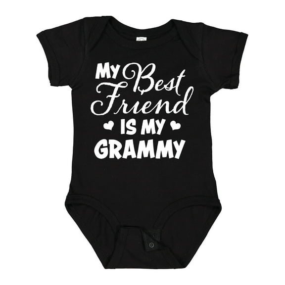 Inktastic My Best Friend is My Grammy with Hearts Boys or Girls Baby Bodysuit