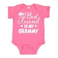 thumbnail image 1 of Inktastic My Best Friend is My Grammy with Hearts Boys or Girls Baby Bodysuit, 1 of 5