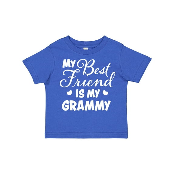 Inktastic My Best Friend is My Grammy with Hearts Boys or Girls Toddler T-Shirt