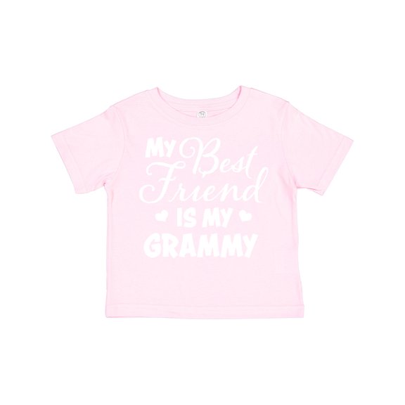Inktastic My Best Friend is My Grammy with Hearts Boys or Girls Toddler T-Shirt