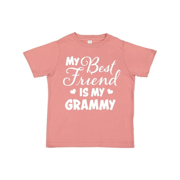 Inktastic My Best Friend is My Grammy with Hearts Boys or Girls Toddler T-Shirt