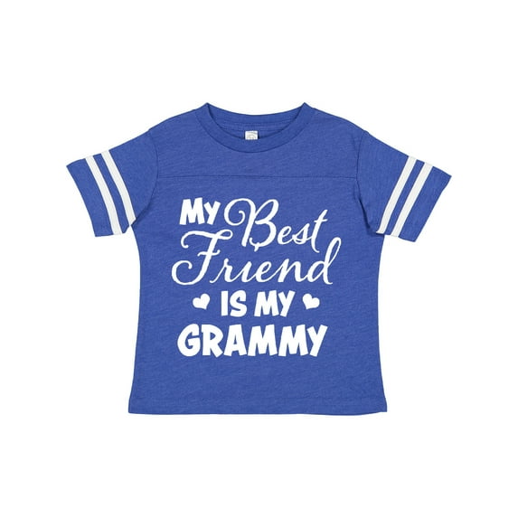 Inktastic My Best Friend is My Grammy with Hearts Boys or Girls Toddler T-Shirt