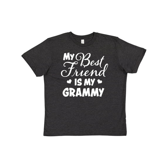 Inktastic My Best Friend is My Grammy with Hearts Youth T-Shirt