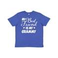 thumbnail image 1 of Inktastic My Best Friend is My Grammy with Hearts Youth T-Shirt, 1 of 5