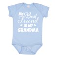 thumbnail image 1 of Inktastic My Best Friend is My Grandma with Hearts Boys or Girls Baby Bodysuit, 1 of 5