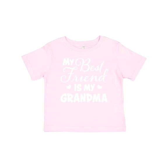 Inktastic My Best Friend is My Grandma with Hearts Boys or Girls Baby T-Shirt