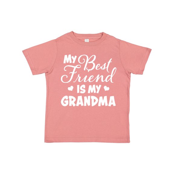 Inktastic My Best Friend is My Grandma with Hearts Boys or Girls Toddler T-Shirt