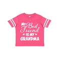 thumbnail image 1 of Inktastic My Best Friend is My Grandma with Hearts Boys or Girls Toddler T-Shirt, 1 of 5