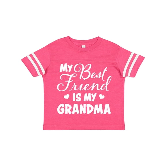 Inktastic My Best Friend is My Grandma with Hearts Boys or Girls Toddler T-Shirt