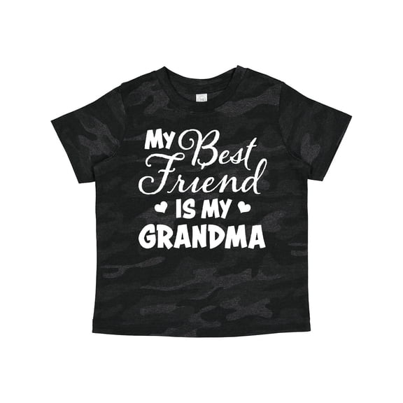 Inktastic My Best Friend is My Grandma with Hearts Boys or Girls Toddler T-Shirt