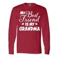 thumbnail image 1 of Inktastic My Best Friend is My Grandma with Hearts Long Sleeve T-Shirt, 1 of 5