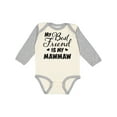 thumbnail image 1 of Inktastic My Best Friend is My Mawmaw with Hearts Boys or Girls Long Sleeve Baby Bodysuit, 1 of 5