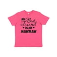 thumbnail image 1 of Inktastic My Best Friend is My Mawmaw with Hearts Youth T-Shirt, 1 of 5
