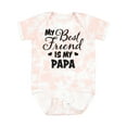thumbnail image 1 of Inktastic My Best Friend is My Papa with Hearts Boys or Girls Baby Bodysuit, 1 of 5