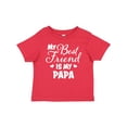 thumbnail image 1 of Inktastic My Best Friend is My Papa with Hearts Boys or Girls Baby T-Shirt, 1 of 5